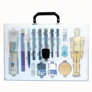 [ HKUK ] bộ dụng cụ học tập Skyists của Kuelox full set 17 món