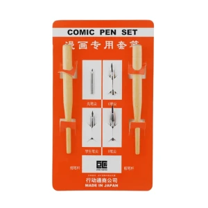 [ HKUK ] Comic Free Pen Holder MB 1801 Thân Gỗ - Japan - Bút sắt chuyên vẽ truyện tranh