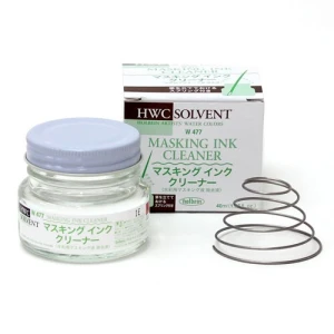 HKUK Dung dịch tẩy rửa bút cọ vẽ màu nước thương hiệu Holbein Solvent masking ink cleaner 40ml