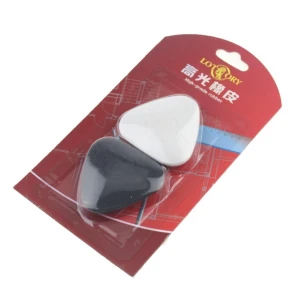 HKUK - Gôm , tẩy góc Lotoory 2 màu trắng đen