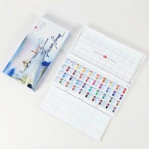 [ HKUK ] Màu Nước Dạng Nén White Nights Whitenights Nga nội địa hộp nhựa 36 màu