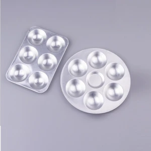 HKUK Pallete , bảng pha , khay pha trộn màu bằng kim loại