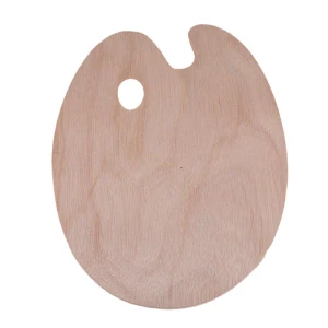 HKUK - Pallete , bảng pha , khay pha trộn màu vẽ bằng gỗ