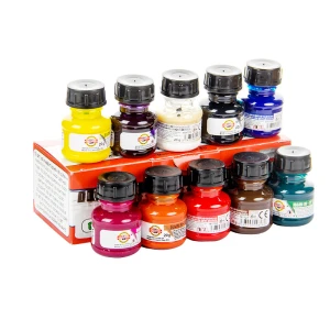 [ HKUK ] Set 10 lọ mực Koh I noor drawing inks barevnych tusi 20g