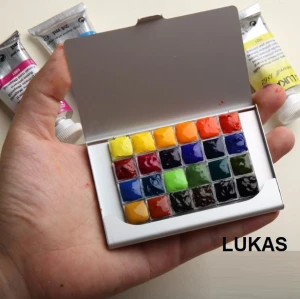 HKUK Set màu chiết nước pocket mini Lukas 24 màu 0.4-0.5ml