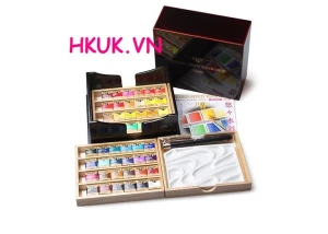 holbein HPN artists water color set 48 màu kèm pallete và cọ