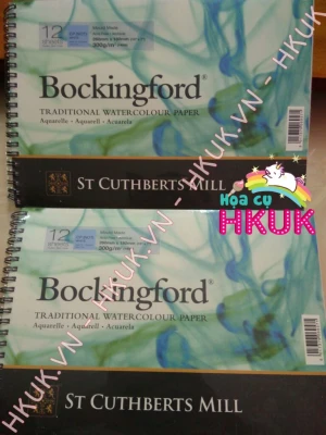 HOT HIT Bockingford ST Cuthberts mill traditional watercolour paper aquarelle vân cold 300gram cỡ 180x260