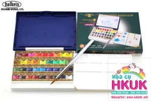 HPN holbein artist palm box water colors - 36 màu