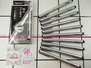 Line đen Superior thân xám full 10 cây - set full duy nhất đủ các ngòi