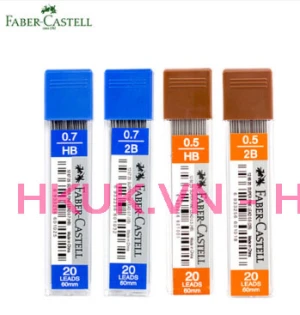 Ngòi chì kim 2B Faber Castell - mỗi hộp có 20 ngòi