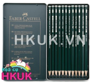 ORD Faber Castell Set 12 cây bút chì sketching pencils từ 2h => 8B