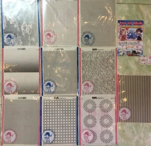 Screentone khổ A4 - Set 10 mẫu khác nhau