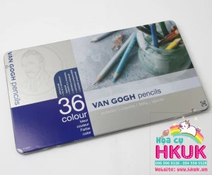 van gogh pencils 36 colors hộp thiếc