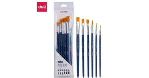 Bộ cọ vẽ tranh (6 chiếc/vỉ) 73885 (Deli)
