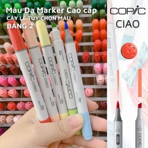 Bút Màu Dạ Marker Copic Ciao Đầu Mềm Tùy chọn Màu