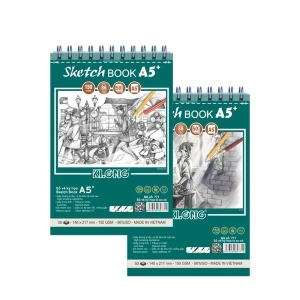 Sổ Vẽ Phác Thảo KLONG 150Gsm Gáy Lò Xo Ngang