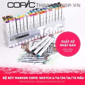 Bộ marker COPIC Sketch 6/12/24/36/72 màu - COPIC Sketch Marker Set 6/12/24/36/72 colors
