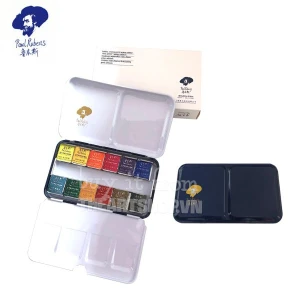 Bộ màu nước PAUL RUBENS dạng nén (Phiên bản thường) - PAUL RUBENS Watercolor Haftpan Set 12/24/48