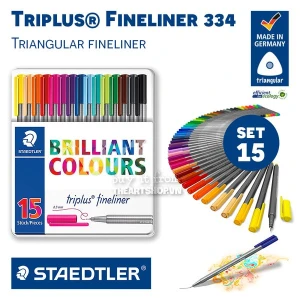 Bút vẽ đi nét STAEDTLER - STAEDTLER Triplus Fineliner 334 - Set 15