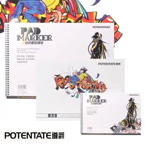 Sổ vẽ marker gáy lò xo POTENTATE - POTENTATE Marker Pad Wire Binding A5/A4