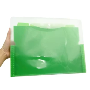 Bìa 6 Ngăn Nút Kiểu King Star Màu Xanh Lá