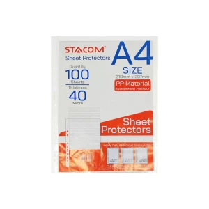 Bìa lá A4 11 lỗ dày 0.05mm Stacom D3050