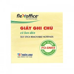 Giấy ghi chú Thiên Long Flexoffice 3x3 FOSN03 | chiết khấu tới 20%