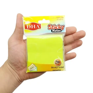 Giấy Note 76 x 76 mm DHA DH9703 Màu Xanh Lá 100 Tờ | chiết khấu tới 20%