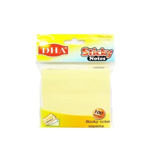 Giấy Note 76 x 76 mm DHA DH9803 Màu Vàng 100 Tờ | chiết khấu tới 20%