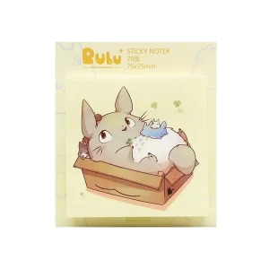 Giấy Note Hình Totoro 75 x 75 mm Bubu 1335 Mẫu 6 (70 Tờ)