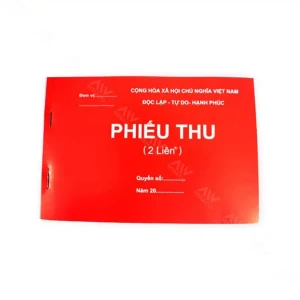 Phiếu thu phiếu chi A5 2 liên 3 liên