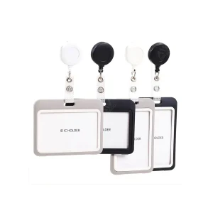 Thẻ nhân viên nhựa có dây đeo rút
