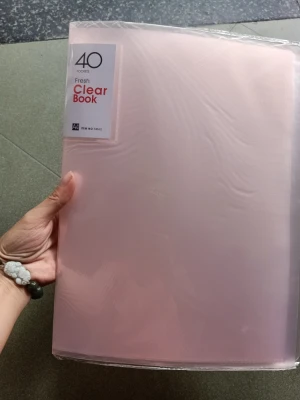 Bìa file nhựa A4- 60 lá, trong, dày