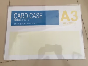 Bìa nhựa cứng 1 ngăn A3 (Card Case)