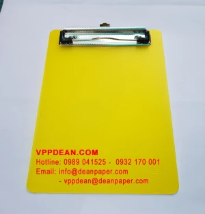 Bìa trình ký nhựa A5 1812 (5005) màu vàng