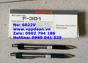 Bút bi bấm Zebra F-301