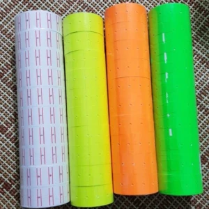 Giấy dán giá màu xanh lá, hộp xanh