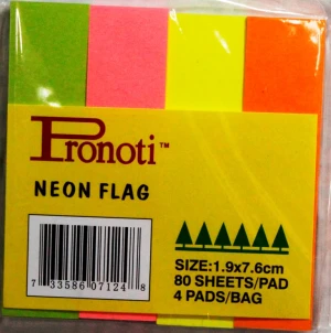 Giấy Note Pronoti 4 màu 07091 ( 4 mảnh)