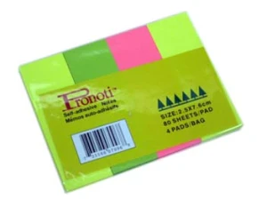 Giấy Note Pronoti 4 màu Neon 07047 ( 4 mảnh)