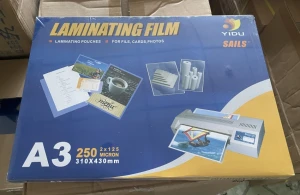 Nhựa ép plastic A3 125mic Yidu (310x430mm)