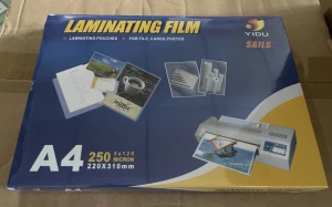 Nhựa ép plastic A4 125mic Yidu (220x315mm)