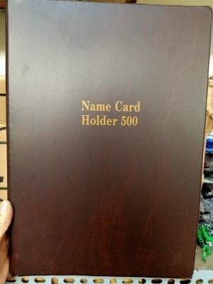 Sổ name card 500 card - Gáy vuông