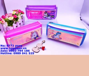 Ví bút vải 9772 Pony