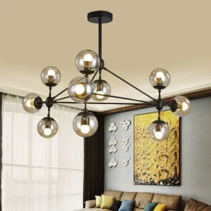 Đèn chùm hiện đại trang trí phòng khách 10 bóng D1000mm VA-T9283/10