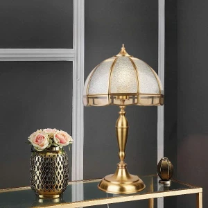 Đèn để bàn bằng đồng cho phòng khách, phòng ngủ sang trọng HP-DBD002