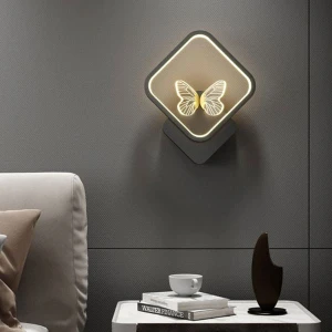 Đèn gắn tường led trang trí phòng ngủ hiện đại hình con bướm DR-V04