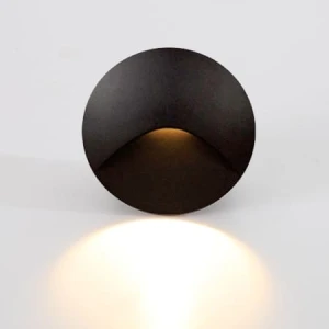 Đèn hắt chân cầu thang, hành lang ngoài trời led COB 3W D86mm EC-AT54