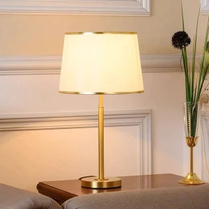 Đèn ngủ để bàn hiện đại chao vải trang trí phòng ngủ cao cấp VA-DB6078