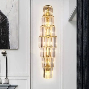 Đèn ốp tường pha lê trang trí phòng khách hiện đại cao cấp PH-GT3051