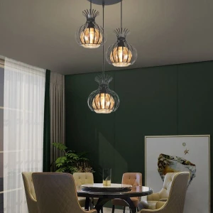 Đèn thả 3 bóng cho bàn cafe nhỏ căn hộ chung cư sang trọng DR-NB1028/3